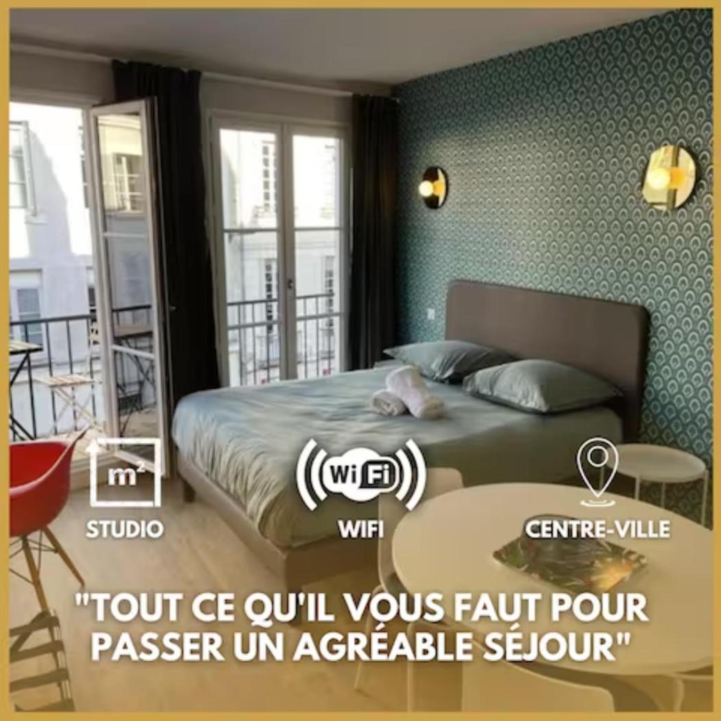 Ferienwohnung Chaleureux Studio * Neuf * Hypercentre * Wifi * Orléans Exterior foto